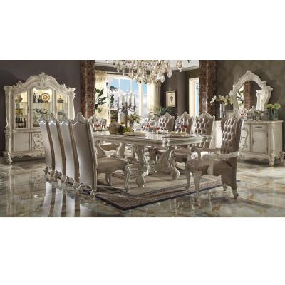 China (Other) adjustable dining table for 8 leather chairs for luxury European suit for sale