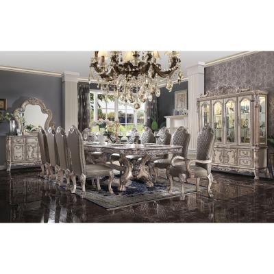 China Royal Palace Adjustable Furniture Luxury Dining Table (Other) For Upper Class Party for sale