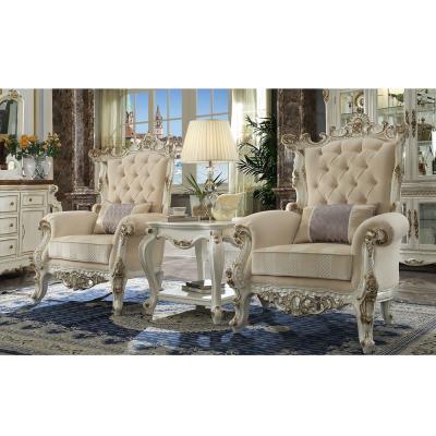 China (Other)Luxury French Baroque Adjustable Palace Sofa Set /Royal Color Living Room Luminous Hand Carved Fabric Sofa/European Living Room Furniture for sale