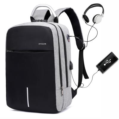 China Custom Durable Waterproof Anti Theft Proof School Smell Logo Factory Price Smart Usb Charging Anti Theft Backpack for sale