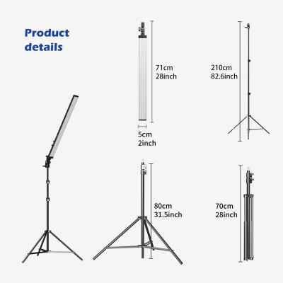 China Popular portable exposure backdrop photography led stand light light lamp for 360 video photo booth photography photo capture portraits for sale