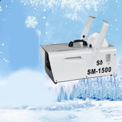 China 1500W/3000W Party Fake Snowflake Spray Making Machine Indoor Artificial Snow Machine Stage Party With Remote for sale