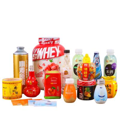 China Factory Wholesale Moisture Proof PET Heat Shrink Film Printing Color Draw Heat Shrinkable Film PVC Drink Bottle Heat Shrink Film for sale