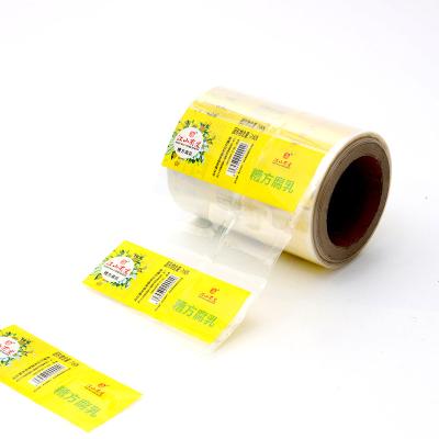 China Custom Logo Print 500ml Beverage Shrink Sleeve Labels PVC/PET Beverage Heat Shrink Sleeve Label Water Bottle Moisture Proof Label for sale