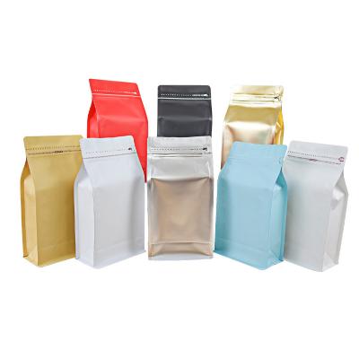 China Flat Bottom Moisture Proof Coffee Bag With Valve Wholesale Packaging Bag for sale