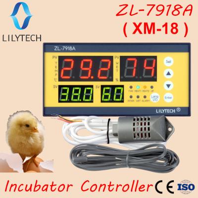 China Farms ZL-7918A, egg incubator controller, cincubator xm-18, temperature and humidity controller for incubator, Lilytech for sale