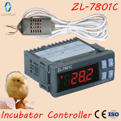 China Farms ZL-7801C, 100-240Vac, dual 16A outputs, automatic multifunction, temperature humidity incubator controller, Lilytech mini XM-18 for sale