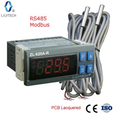 China ZL-620A-R Hotels, Refrigeration Thermostat with RS485, Cold Storage Controller with Modbus, Lilytech for sale