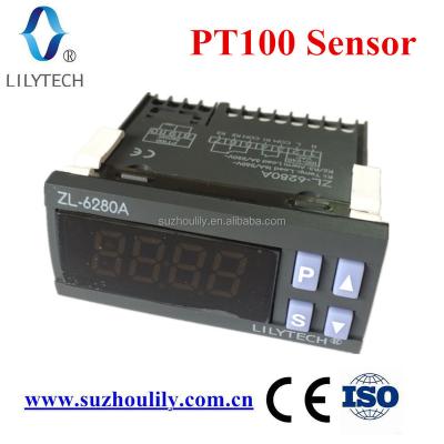 China ZL-6280A, 400C, 16A, PT100, temperature controller, PT100 thermostat, Lilytech W78 X H34.5 X D71 mm for sale