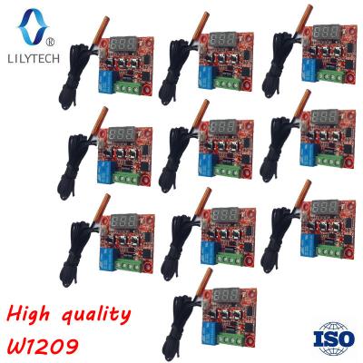 China W1209, Temperature Controller PCB, Mini Thermostat, PCB, Sensor Wire 0.5 or 0.9 Meter, Lilytech W1209 for sale