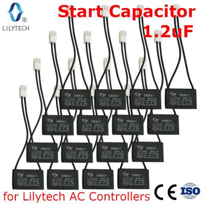 China Commercial start capacitor for Lilytech AC controller, 1.2uF, 16 pcs lot pack for sale