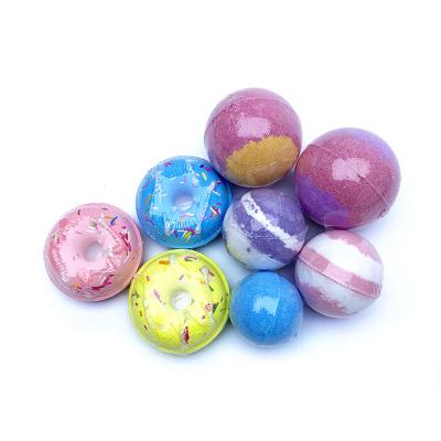 China 2021 body custom OEM natural fizzies organic bath bomb packaging gift set surprise for kids for sale