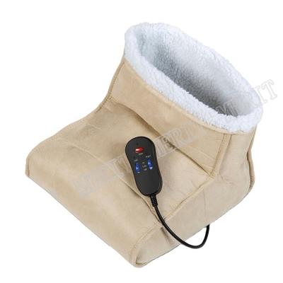 China Electric Vibrating Hot Body Blood Circulation Foot Shoes Vibrator Feet Massager With Heating for sale