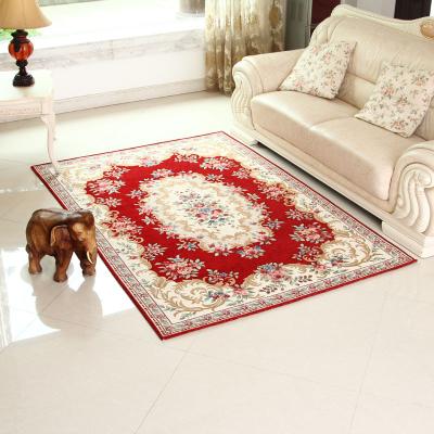 China Non-slip European Floor Mat Living Room Bedroom Rug Carpet Classicism Household Absorbent Mat for sale