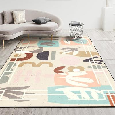 China Stain Resistant Modern Simple Home Living Room Coffee Table Rug Bedroom Bedside Carpet Door Porch Door Mat Foot Mat for sale