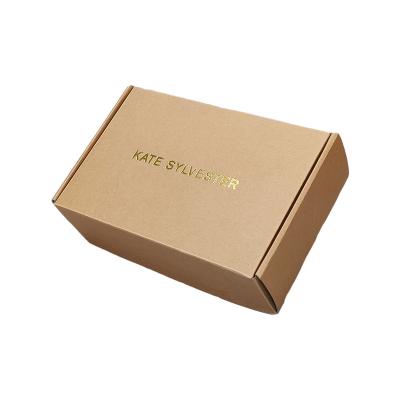 China Single Sided Custom Logo Folding Soap Recycled Brown Kraft Paper Box Packaging for sale