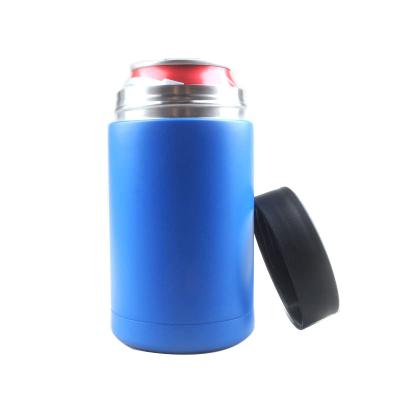 China Double Wall 12oz Viable Vacuum Insulated Can Cooler Insulator Stainless Steel Beer Can Bottle Holder Cup Cola Bottle 330ml for sale