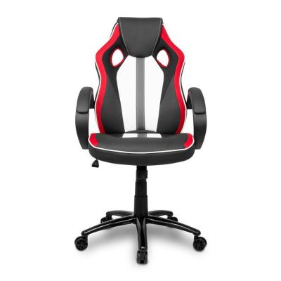 China Other Quality Manufacturer Cheap High Quality PU Armrest Soft PU Padded Multi-adjustable Red Gaming Racing Chair Silla gamer for sale