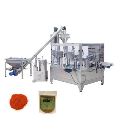 China Fully Automatic Stand Food Pouch Spice Powder Packaging Machine for sale