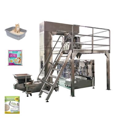 China High Speed ​​Cat Litter Rotary 8 Station Food Pouch Packing Machine with Linear Scale Weigher for sale