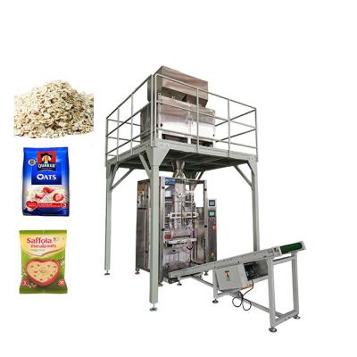 China Vertical VFFS Food Pillow Bag Oatmeal Otameal Pouch Packing Machine With Linear Scale Weigher for sale