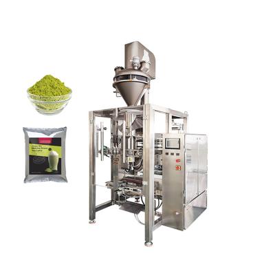 China Vertical VFFS Food Pillow Bag Matcha Green Tea Powder Food Packaging Machine With Auger Powder Filling for sale