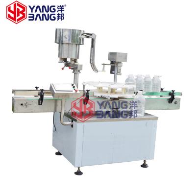 China Food Automatic Screw Capping Machine Automatic Capping Glass Bottles And Plastic Bottles for sale