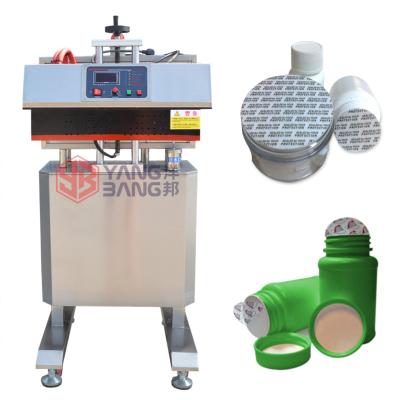 China Automatic Food YangBang Bottle Cans Foil Machine Automatic Aluminum Foil Induction Sealing Sealing Machine for sale