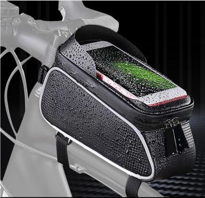 China Front Tube Phone Bag Touch Screen Waterproof Bike Bag Sight Bag Bicycle Recycling Accessories for sale