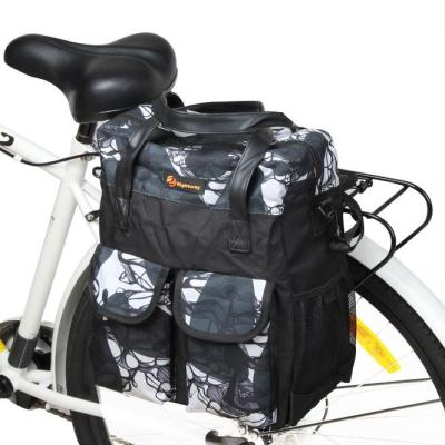 China Rightway Waterproof Durable 17 Liter Polyester Bicycle Rear Panniers Travel Bag Bicycle Pannier Bag for sale