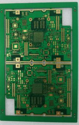 China HDI PCB Board 6L 1OZ EING 0.1mm Hole Gold Finger Green Soldermask For Data Stroage for sale