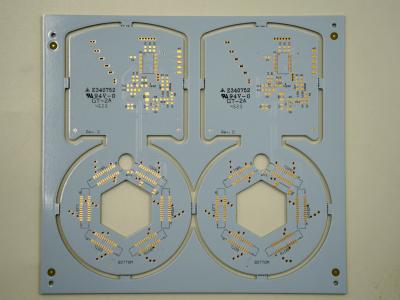 China Steife PCB-Platte 4 Schicht FR4 und Steifungsmittel weiße Lötmaske EING für die Beleuchtungsanwendung zu verkaufen