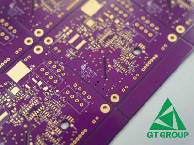 China 6layer Rigid Circuit Board TG150 1.62mm EING With Purple Soldermask For Industry for sale