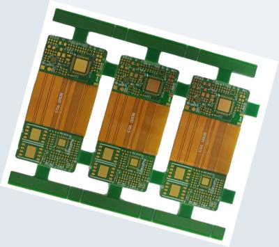 China 4 Layer Rigid Flex Circuit Board With FR4 High TG And PI With ENIG Finish 4mil Line for sale