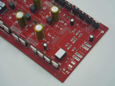 China Printed Circuit Assembly  6 layer with 2OZ Copper red soldermask for audio application for sale