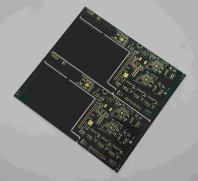 China 6 Layer Circuit Boards With ENIG Surface Black Soldermask With Tented Hole for sale