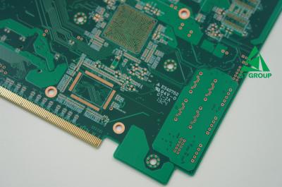 中国 10層PCB印刷回路板 中間 TG150 FR4 0.1mm ラインOSPとゴールドフィンガー技術 販売のため