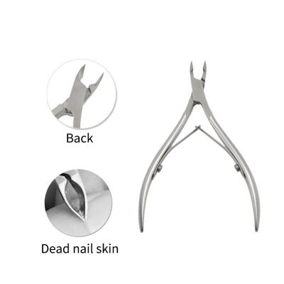 China Durable Amazon Selling Manicure Pedicure Tools Stainless Steel Cuticle Nipper Dead Skin Scissors for sale