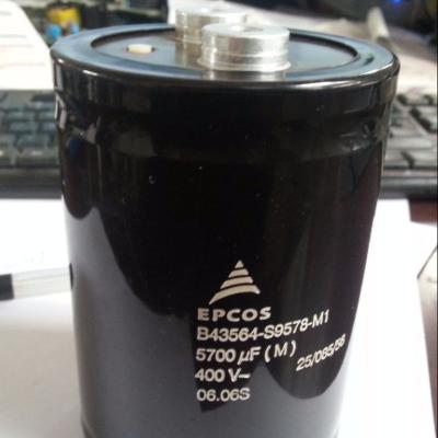 China B43564-S9578-M2 37kw Inverter Electrolytic Capacitor 5700uf 400v B43564-S9578-M1 and B43564-S9578-M2 for sale