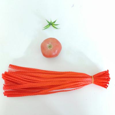 China PP new materials 2022 New Arrival Vegetable Net Tomato Bag Beautiful Plastic Mesh Bag for sale