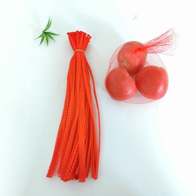 China PP new materials Wholesale Plastic Beautiful Appearance Bag Durable Vegetable Red Mesh Bags for sale