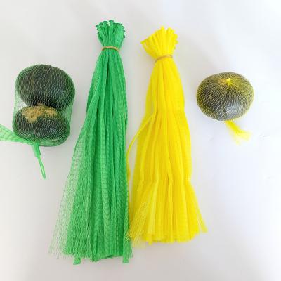 China PP new materials Hot Sale Reusable Protection Bag Plastic Green Pp Mesh Bag For Fruit for sale