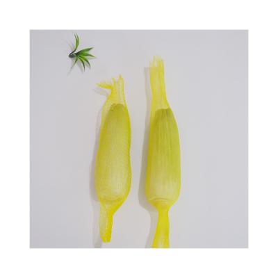 China PE new materials New Hot Product Plastic Bags Small Vegetables Mini Yellow PE Mesh Bag for sale