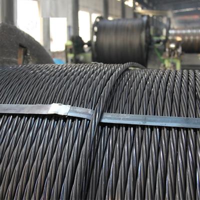 China Construction Hot Dipped Galvanized Steel Wire Rope Bright Steel Wire Zinc Coated Steel Wire for sale