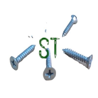 China Factory Wholesale High Quality Flat Expanding Countersunk Head Tapping Screw for sale