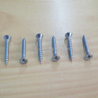 China Mild Steel Tapping Screw Flat Head for sale