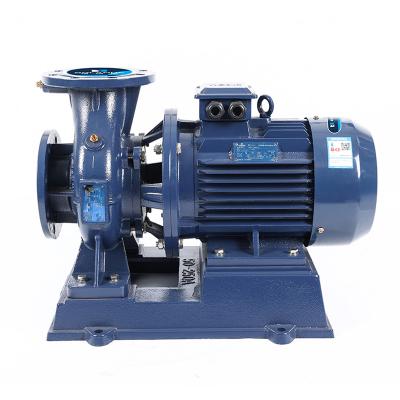 China Automotive Industry ISW  high pressure 10hp 15hp 20hp 25hp 30hp 75hp horizontal inline circulation centrifugal pump for sale