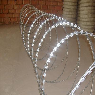 China Hot Dip Galvanized Razor Barbed Wire(factory) for sale