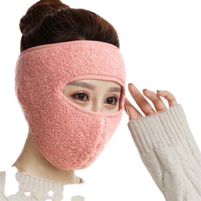 China Polyester & Factory Direct Sale Polyester Cotton Earmuffs Cold Proof Earmuffs Full Face Thickened Masker for sale