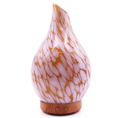 China Hotel Private Label Glass Aromatherapy Purifier Essential Oil Electric Aroma Humidifier Aroma Diffuser for sale